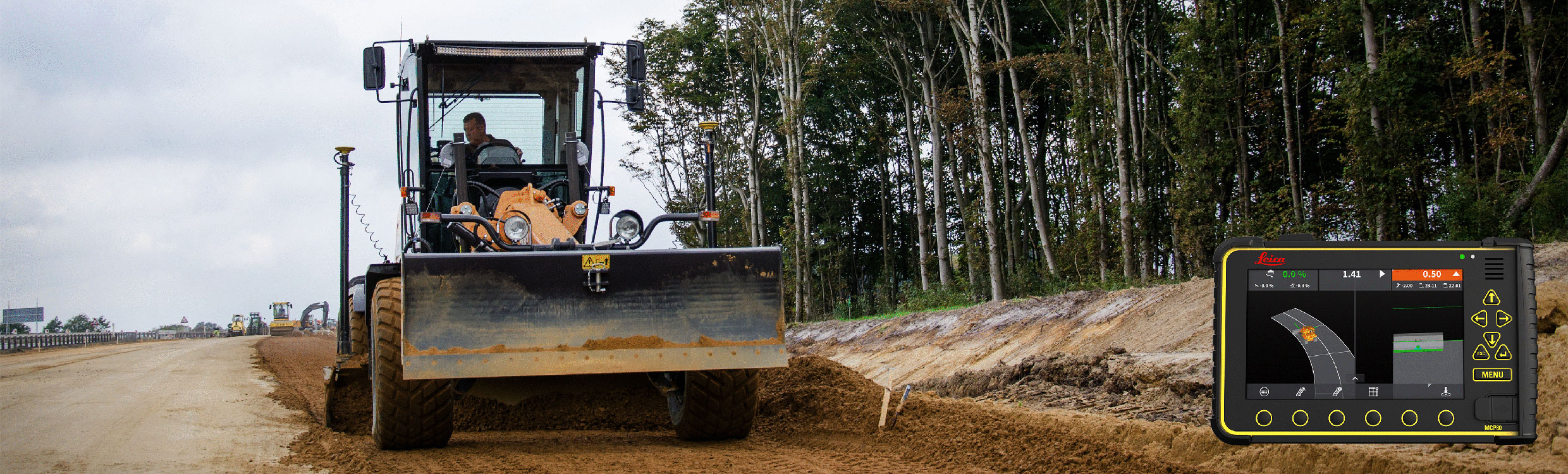 On-boarding of dozer and grader on the MC1 platform